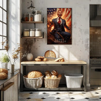 James Monroe: A Patriotic Legacy Poster