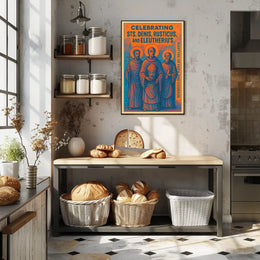 Celebrating Sts. Denis, Rusticus, and Eleutherius Poster