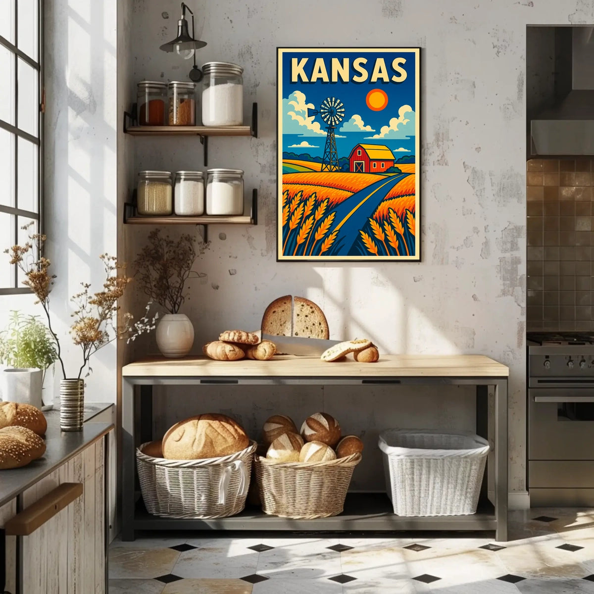 Kansas Countryside Poster