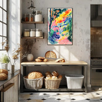 Vibrant Expressionist Landscape Art Poster - Abstract, Artistic, or Pop Culture Poster