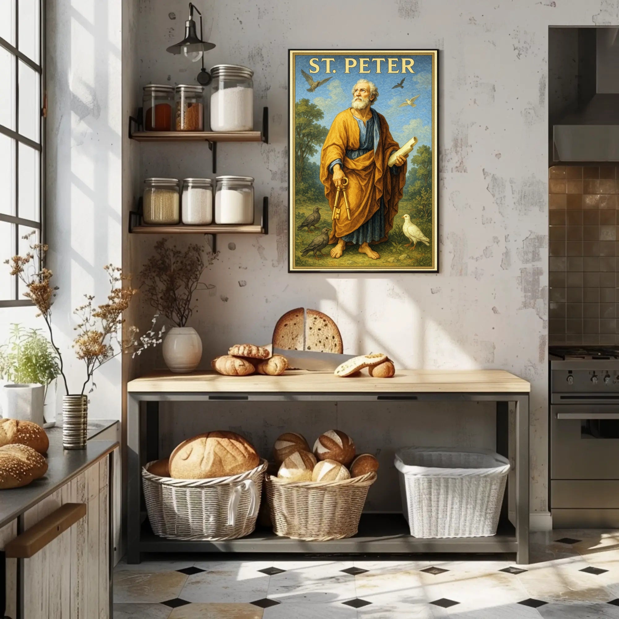 St. Peter - Keeper of the Keys Poster PosterGoat