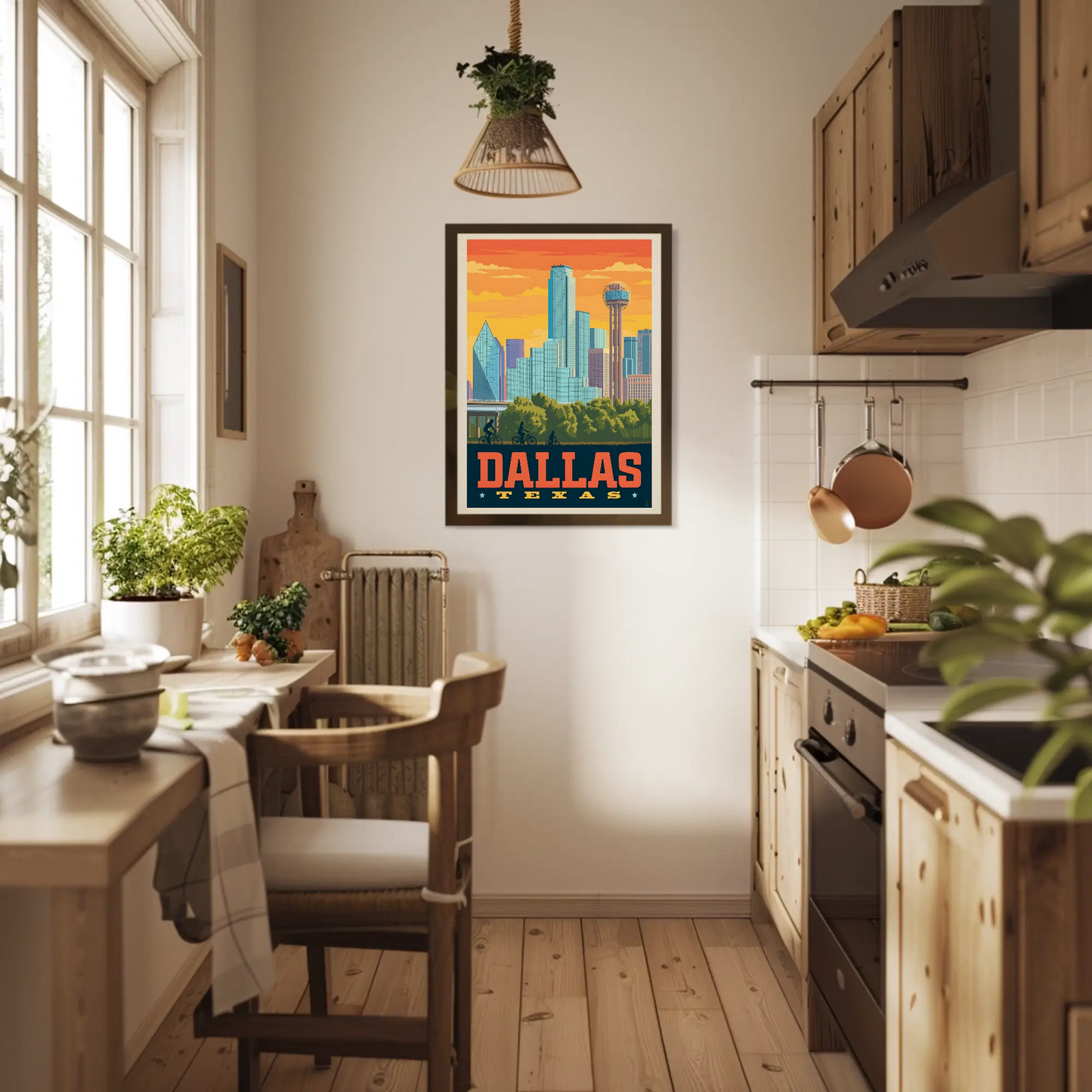 Dallas Texas Vintage Poster