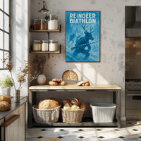 Reindeer Biathlon Poster
