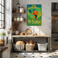 Play Pickleball Poster