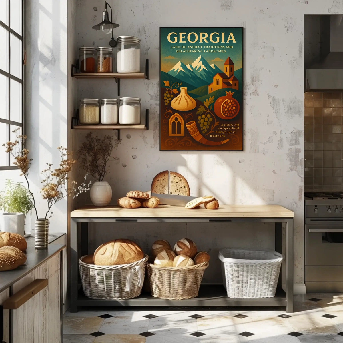 Georgia Land Of Ancient Traditions Poster