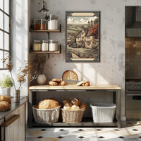 Quaint Countryside Cottage Poster