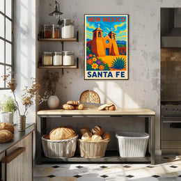 New Mexico Santa Fe Poster