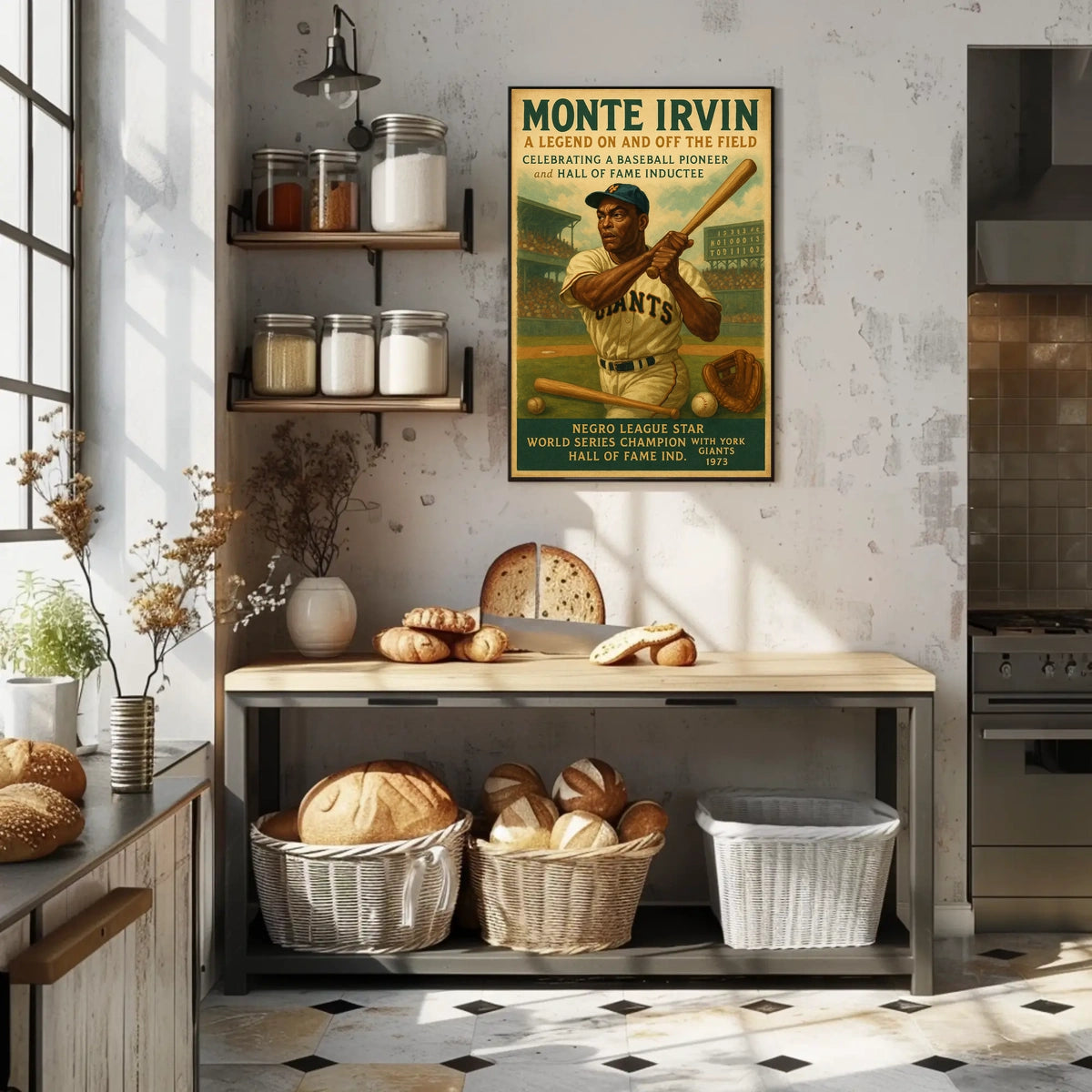 Monte Irvin A Baseball Legend Poster
