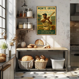 Monte Irvin A Baseball Legend Poster