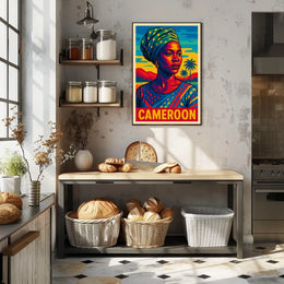 Cameroon Portrait Poster