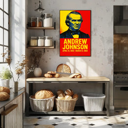 Andrew Johnson 17Th President Poster
