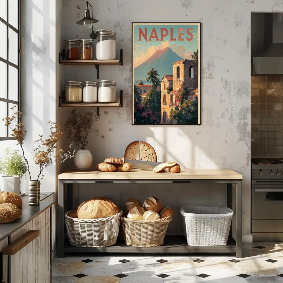 Naples A Scenic Retreat Poster