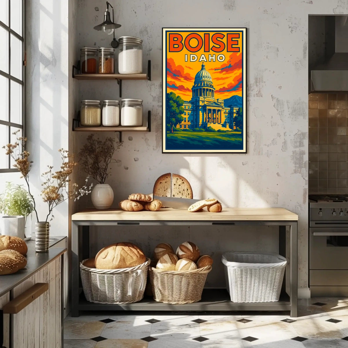 Boise, Idaho Capitol Building Poster