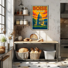 Boise, Idaho Capitol Building Poster
