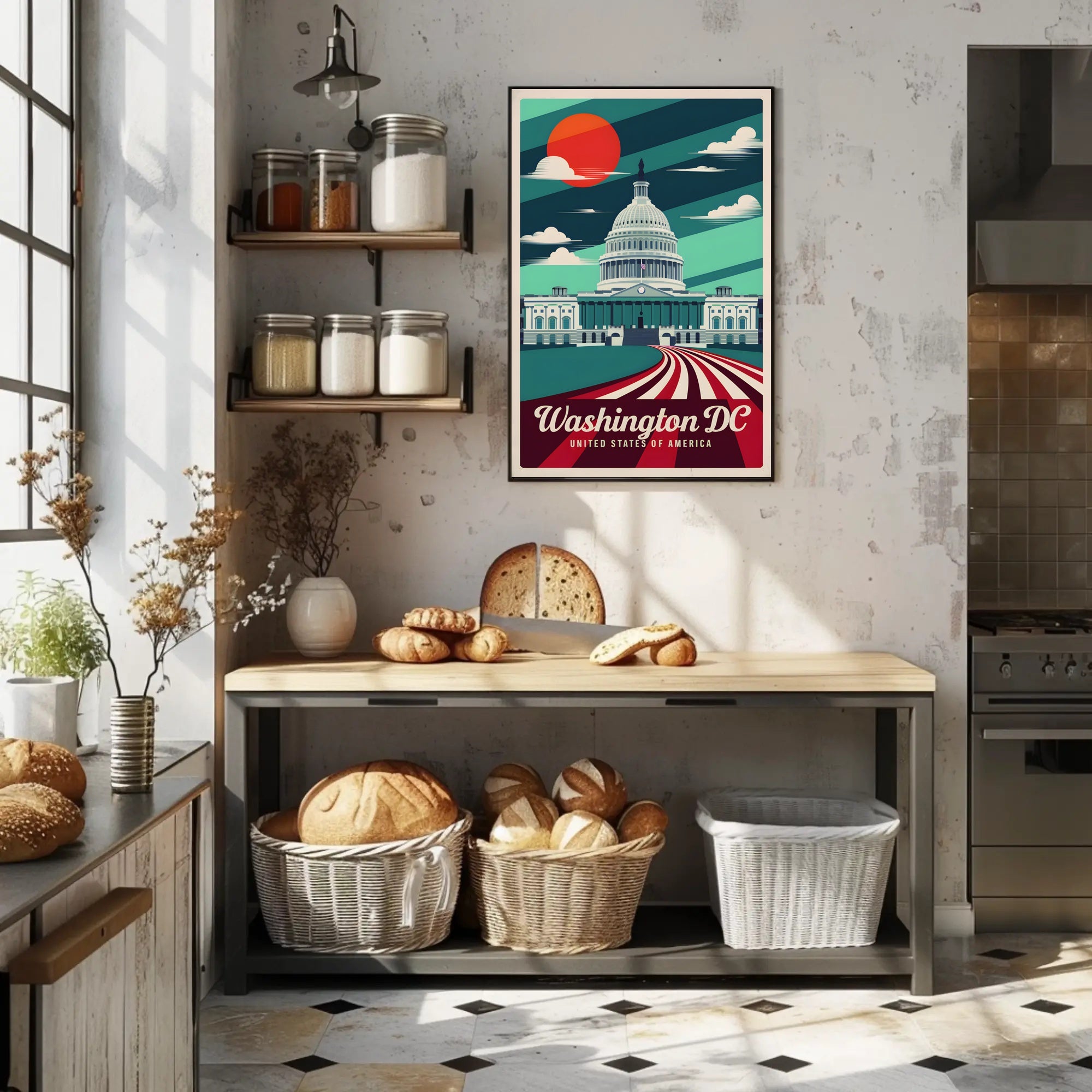 Washington DC Travel Poster