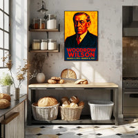 Woodrow Wilson Presidential Term Poster