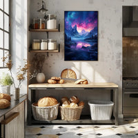 Enchanted Mountain Landscape Poster