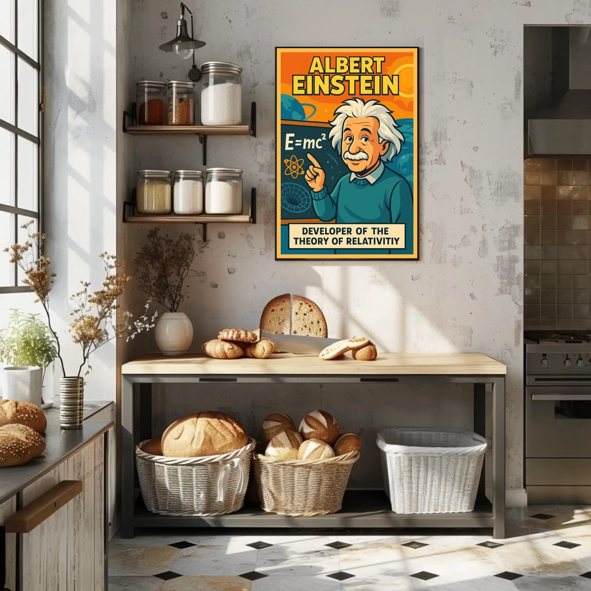 Albert Einstein Relativity Vintage Collector Poster