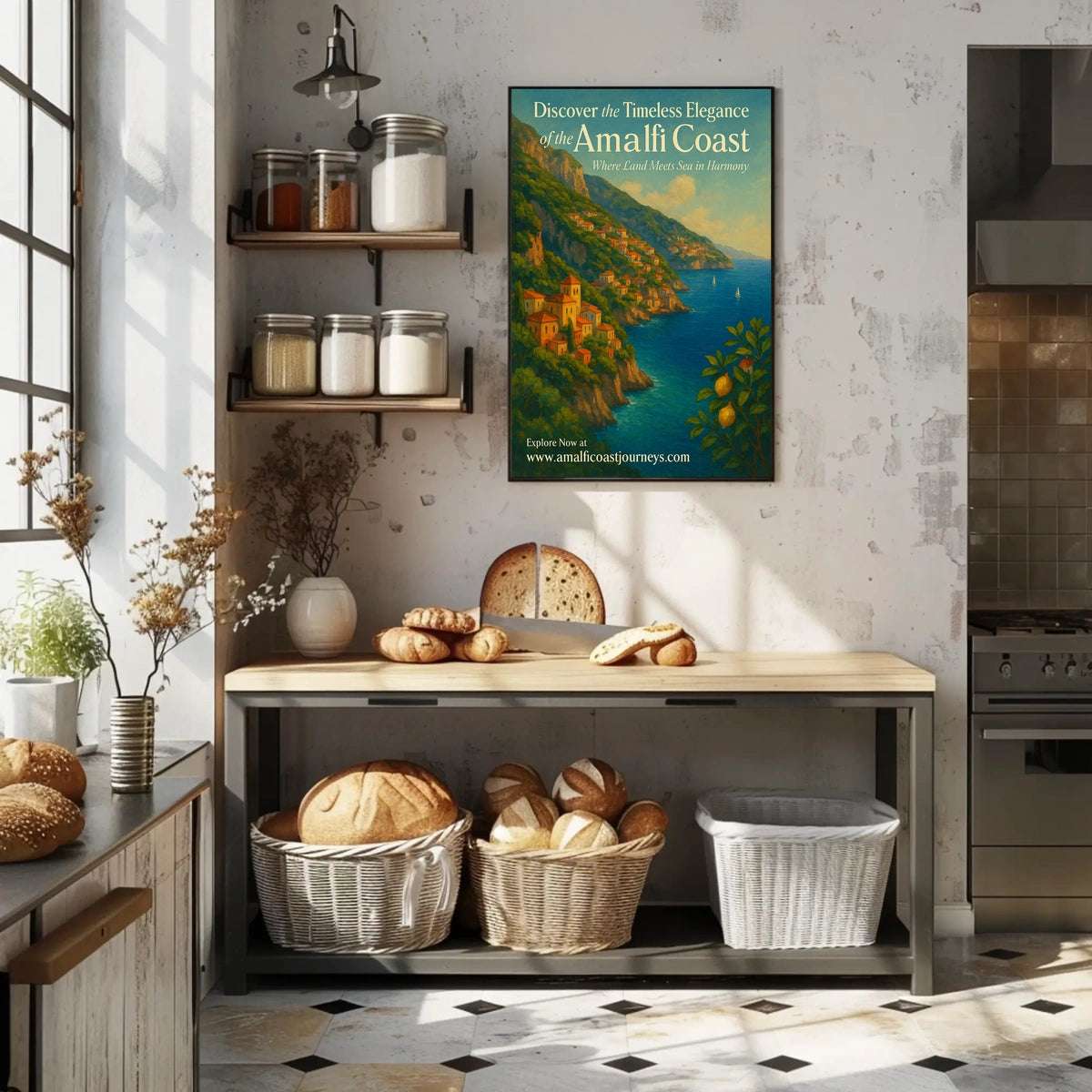 Discover the Timeless Elegance of the Amalfi Coast Poster