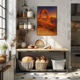 Delicate Arch Sunset: Majestic Nature Wall Art