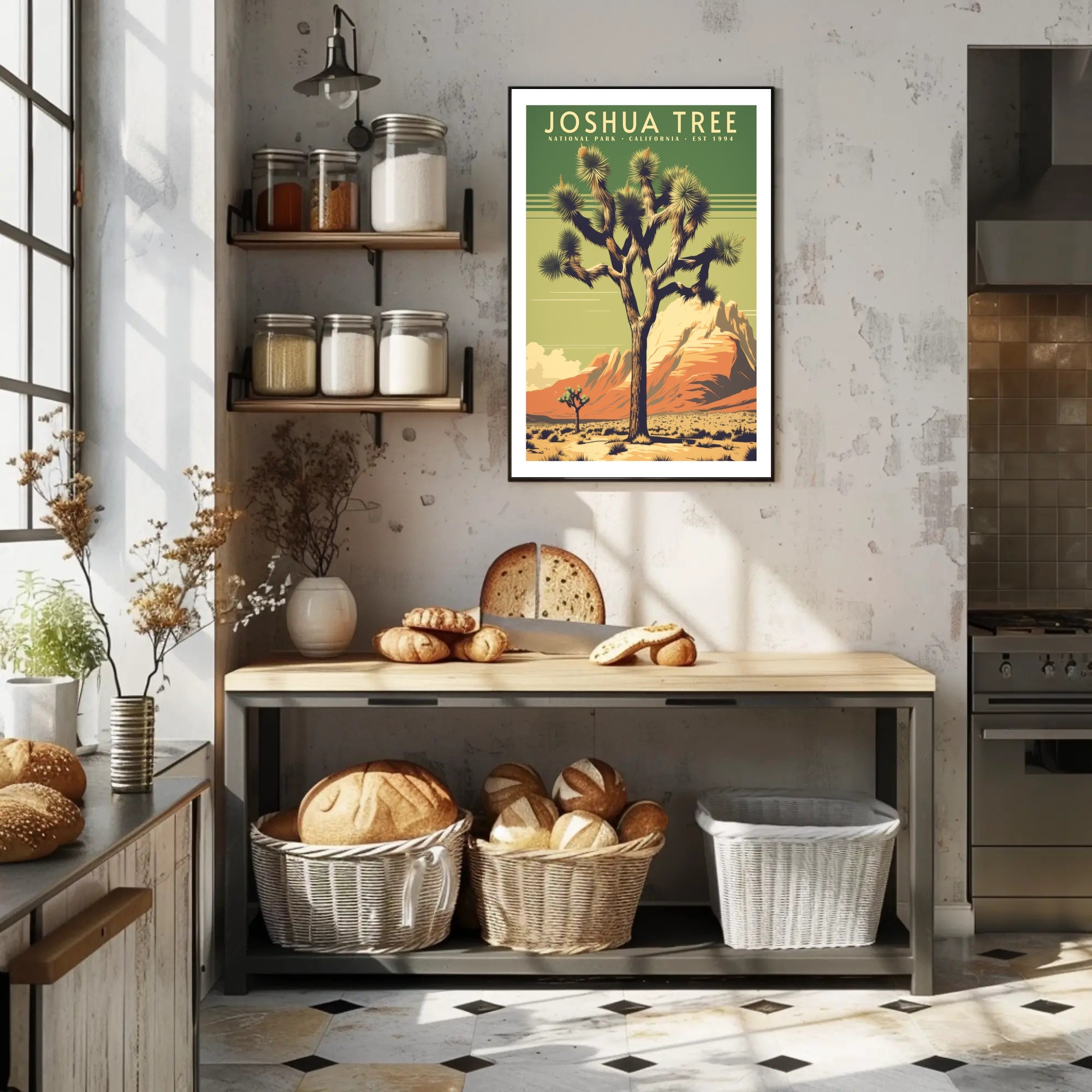 Joshua Tree National Park Scenic Poster Print