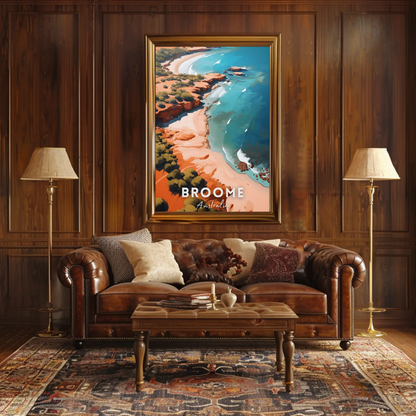 Broome Coastal Australia Travel Poster