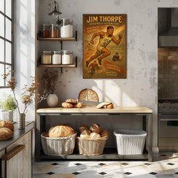 Jim Thorpe Legendary Athlete Poster
