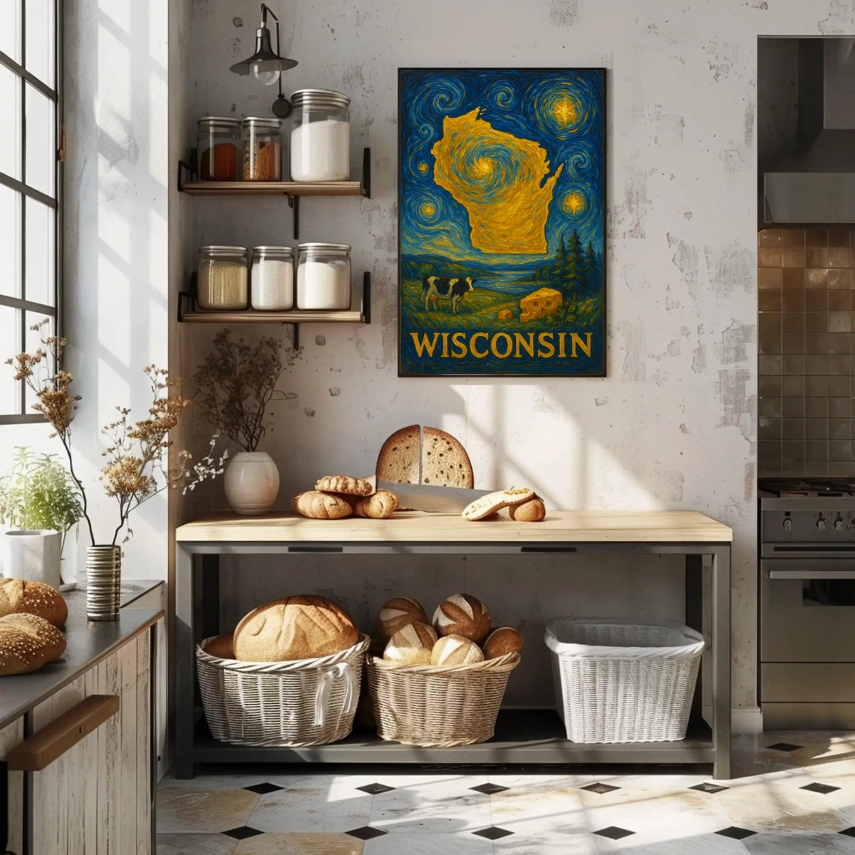 Wisconsin A Starry Tribute Poster