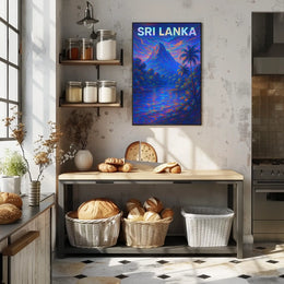 Sri Lanka Vibrant Landscape Poster