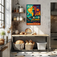 Wander in Color Åland Islands Travel Poster PosterGoat