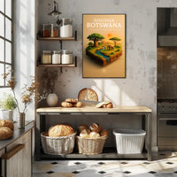 Discover Botswana Poster PosterGoat