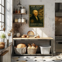 John Adams Historical Iconic Art Poster