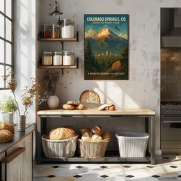 Colorado Springs Gateway to the Rockies Poster