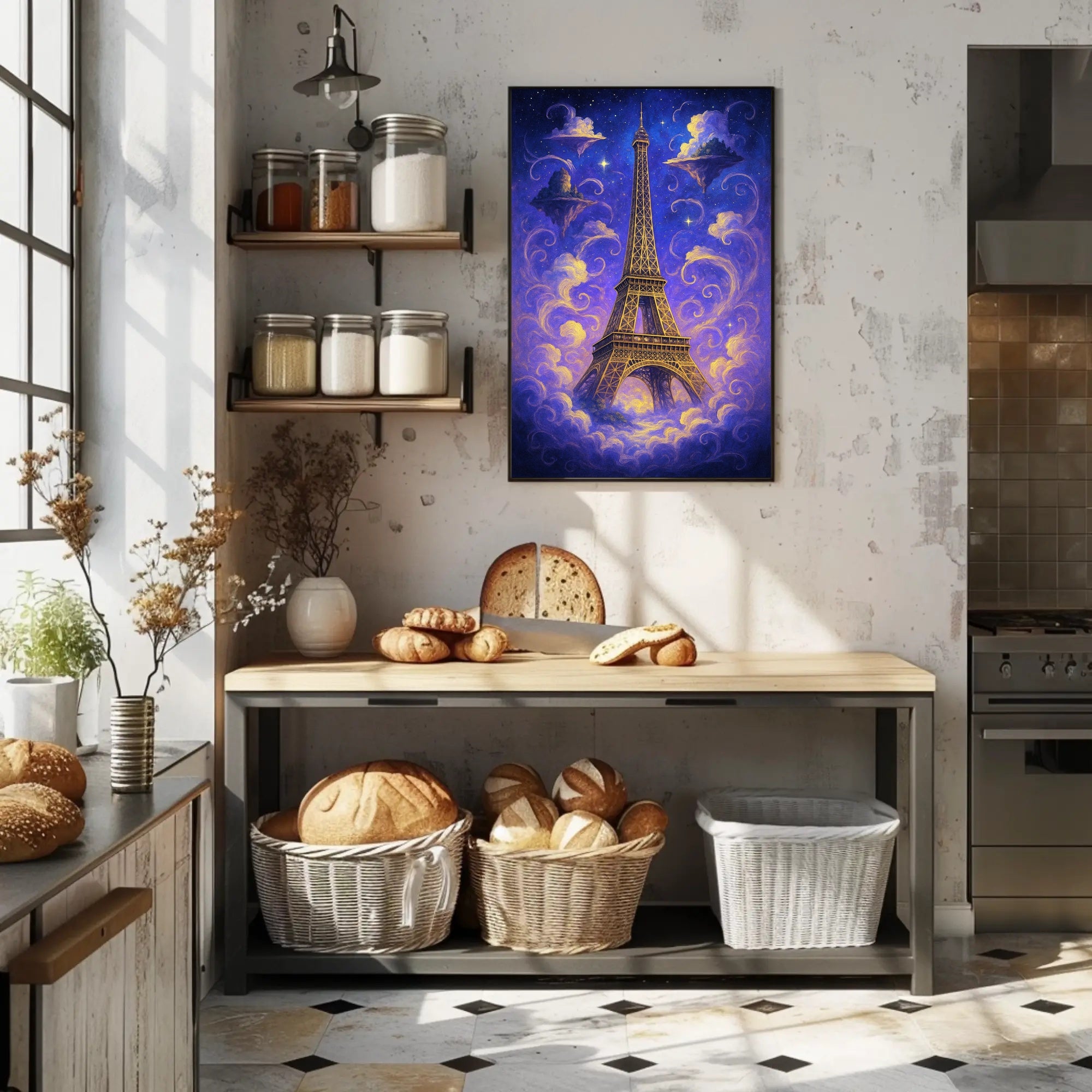 Dreamy Eiffel Tower Poster PosterGoat