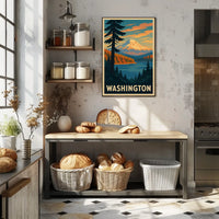 Washington Landscape Poster