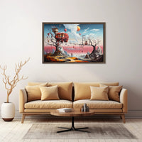 Dreamlike Whimsical Trees Fantasy Mythology Poster
