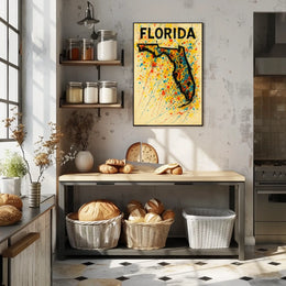 Florida Art Splash Poster