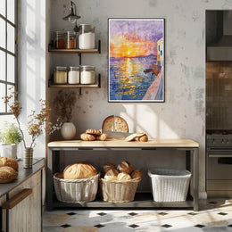 Sunset Over the Sea Poster PosterGoat