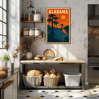 Alabama Wildlife Poster