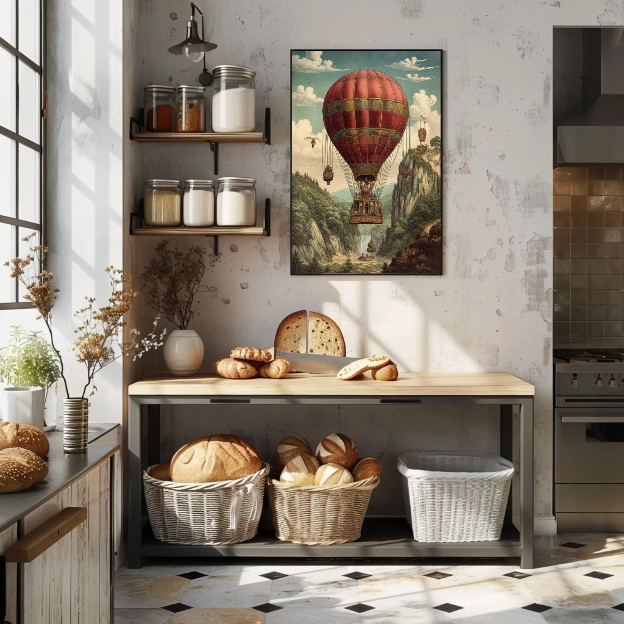 Journey Through the Skies Poster