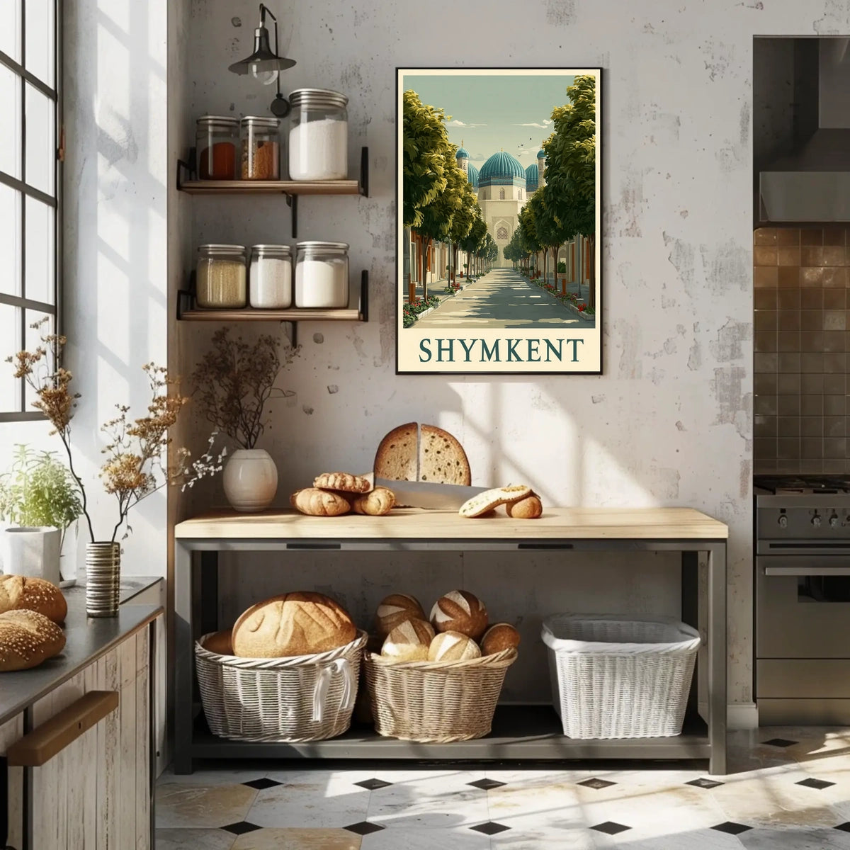 Shymkent Architectural Splendor Poster