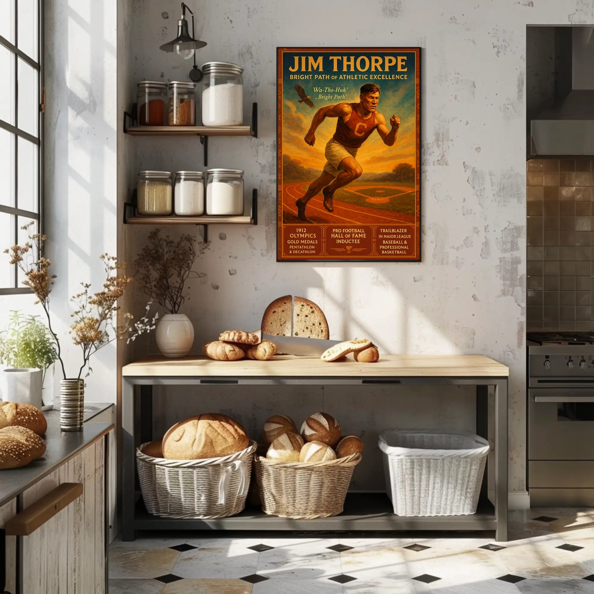 Jim Thorpe: Bright Path of Athletic Excellence Poster