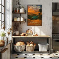 Huacachina Desert Oasis Peru Poster