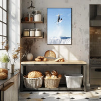 High-Flying Ski Adventure Poster