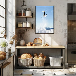 High-Flying Ski Adventure Poster