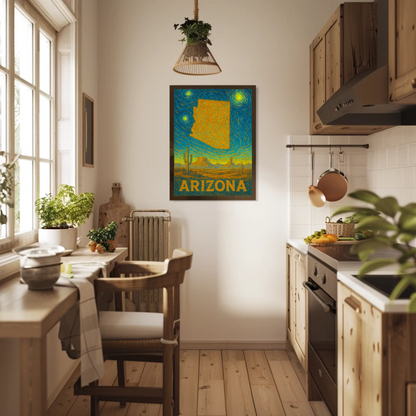 Arizona Starry Night Poster