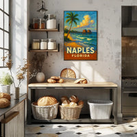 Naples Florida Poster Coastal Wall Art 18x24 Print Gallery