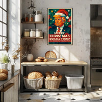 Santa's Festive Delight: Christmas Pop Culture Poster