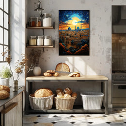 Middle Eastern Cityscape Cultural or Heritage Poster