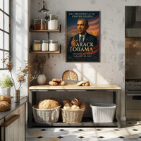 Barack Obama Patriotic Art Print Historical or Presidential Poster